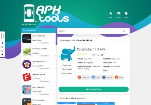 
                            12. Social-Liker 14.0 Apk (Android 4.0.x - Ice Cream Sandwich) | APK Tools
