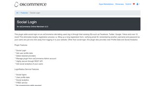 
                            1. Social Login | Apps Marketplace | osCommerce