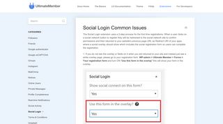 
                            10. Social Login Common Issues - Documentation | Ultimate Member
