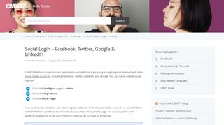 
                            8. Social Login - Facebook, Twitter, Google & LinkedIn - CMNTY Help ...