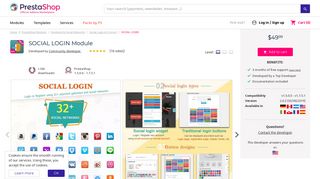 
                            9. Social Login - PrestaShop Addons