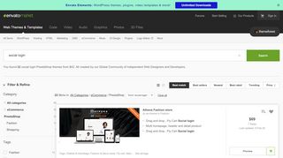 
                            9. Social Login PrestaShop Themes from ThemeForest