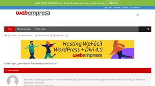 
                            8. Social Login, ¿que módulo Prestashop puedo utilizar? - Webempresa