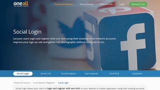 
                            6. Social Login · SNI | www.oneall.com