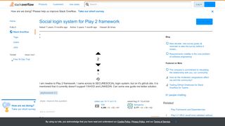 
                            6. Social login system for Play 2 framework - Stack Overflow