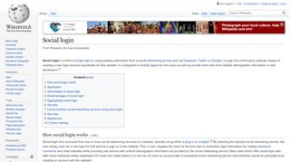 Social login - Wikipedia