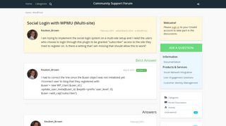 
                            4. Social Login with WPMU (Multi-site) — support.oneall.com