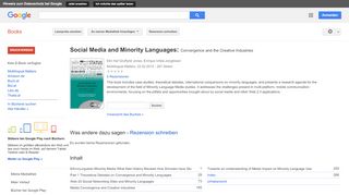 
                            10. Social Media and Minority Languages: Convergence and the Creative ...
