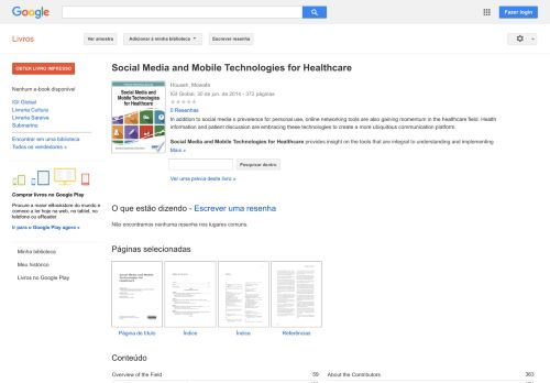 
                            11. Social Media and Mobile Technologies for Healthcare