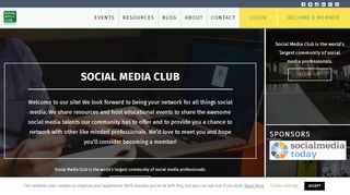 
                            7. Social Media Club: Home