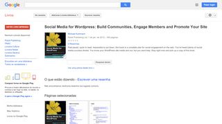 
                            8. Social Media for Wordpress: Build Communities, Engage Members and ...