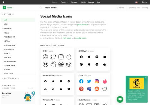 
                            6. Social media Icons - Free Download, PNG and SVG