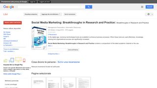 
                            10. Social Media Marketing: Breakthroughs in Research and Practice: ...