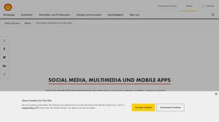 
                            8. Social Media, Multimedia und mobile Apps | Shell Germany