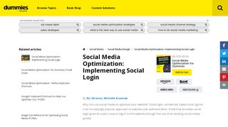 
                            13. Social Media Optimization: Implementing Social Login - dummies