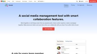 
                            10. Social Media Team Collaboration Software | Zoho Social