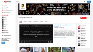 
                            10. Social Media University of Waikato - YouTube