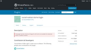 
                            13. Social Nation It'sMe Login | WordPress.org