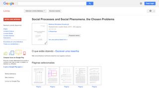 
                            6. Social Processes and Social Phenomena. the Chosen Problems
