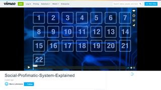 
                            9. Social-Profimatic-System-Explained on Vimeo