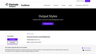 
                            10. Social Science and Medicine | EndNote