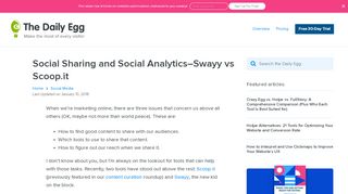 
                            6. Social Sharing and Social Analytics: Swayy vs Scoop.it - Crazy Egg