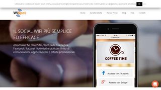 
                            4. Social WiFi con WiSpot: Accesso all'Hotspot con Facebook