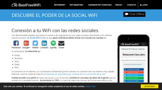 
                            8. Social WiFi: Wifi social especializada para restaurantes, bares, hoteles