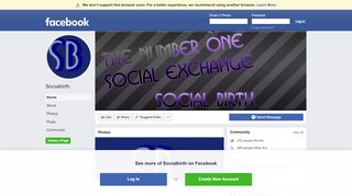 
                            4. Socialbirth - Home | Facebook