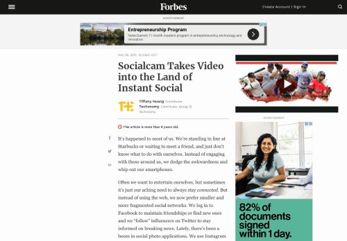 
                            13. Socialcam Takes Video into the Land of Instant Social - Forbes