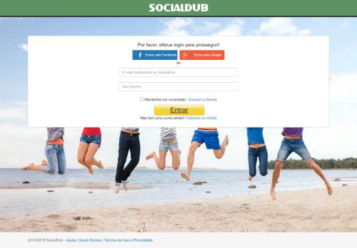 
                            1. SocialDub.com - Efetuar Login
