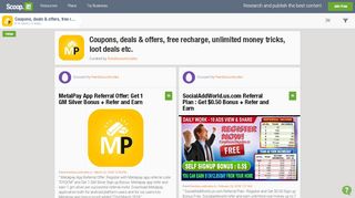 
                            3. 'socialsear refer and earn' in Coupons, deals & offers, free recharge ...