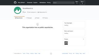 
                            8. SocialSearch.io · GitHub