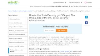 
                            6. SocialSecurity.gov/SSA.gov: The Official Site of the U.S. Social ...