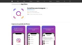 
                            8. SocialView para Instagram en App Store - iTunes - Apple