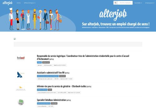 
                            7. Socialware asbl - Alterjob.be