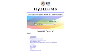 
                            11. Société Air France | Find flight listing option at FlyZED | ID Travel ...