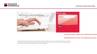 
                            4. Societe Generale E-Banking: Log in to Internet Banking