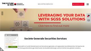 
                            2. Societe Generale Securities Services - SGSS