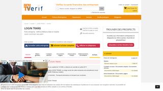 
                            11. Société LOGIN TRANS à CHATENAY MALABRY (Chiffre d'affaires ...