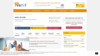
                            6. Société SIGN' UP EURL à MULHOUSE (Chiffre d'affaires, bilans ...