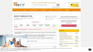 
                            5. Société SIGNUP COMMUNICATION à HAZEBROUCK (Chiffre d ... - Verif