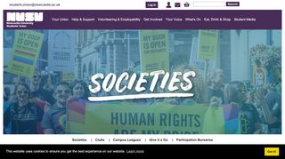 
                            7. Societies - Newcastle University Students' Union