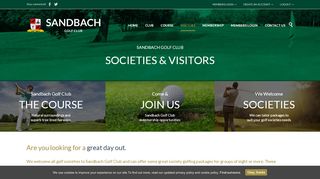 
                            4. Societies & Visitors – Sandbach Golf Club