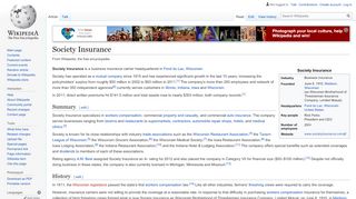 
                            7. Society Insurance - Wikipedia