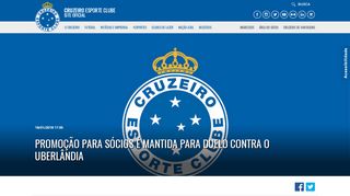 
                            3. Sócio - Cruzeiro Esporte Clube