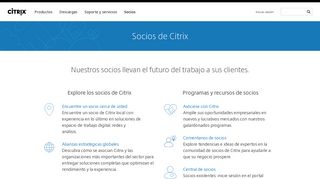 
                            7. Socios de Citrix – Más información sobre los socios de Citrix - Citrix