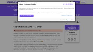 
                            8. Socket.io: let's go to real time! - Ultra fast applications using Node.js ...