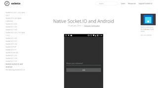 
                            2. Socket.IO — Native Socket.IO and Android | Socket.IO