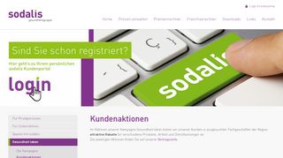 
                            6. sodalis Gesundheitsgruppe » Kundenaktionen